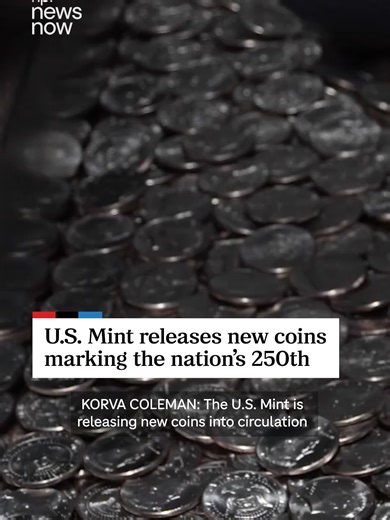 The U.S. Mint is releasing new coins into circulation today to commemorate the 250th anniversary of the nation's founding. The coins feature pilgrims and early presidents — George Washington, Thomas Jefferson and James Madison. A committee had recommended five commemorative quarters to be rolled out this year. One would have featured Frederick Douglass, another would have highlighted the 19th Amendment, and a third would have celebrated school desegregation and the civil rights movement. But whe