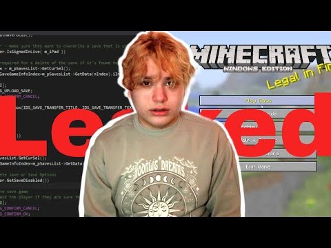 Minecraft legacy's Source Code leaked...