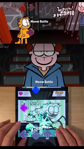 Shh... Garfield - FNF Mobile Gameplay - Friday Night Funkin'