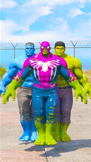 FLASH AND WOLVERINE VS VENOM ! PINK SPIDER-HULK HELP FLASH AND WOLVERINE