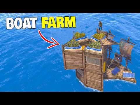 I Built the WORLDS FIRST Boat Farm in Rust