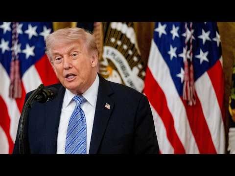 LIVE: Trump signs a proclamation at the White House | NBC News
