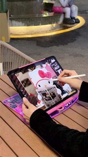 Transparent iPad Keyboard for New Year