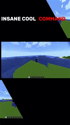 Minecraft insane cool command Minecraft Command grass on water? #minecraft #gaming #minecraftbuildin