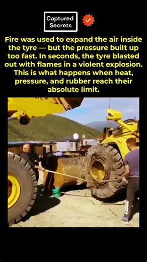 What Happens When You Use Fire to Inflate a Tyre — The Explosion Nobody Expected