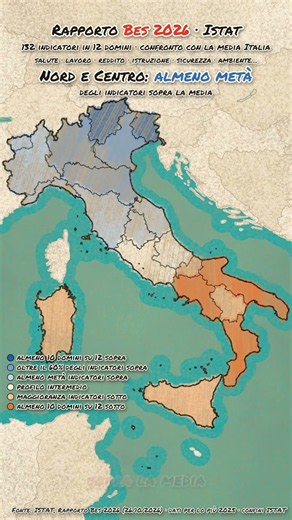 Dove si vive meglio in Italia: la mappa del benessere ISTAT (Bes 2026) regione per regione