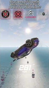 BeamNG.drive At a speed of 500 pm/h which vehicle can fly in parallel for 1,500 meters #beamngdrive