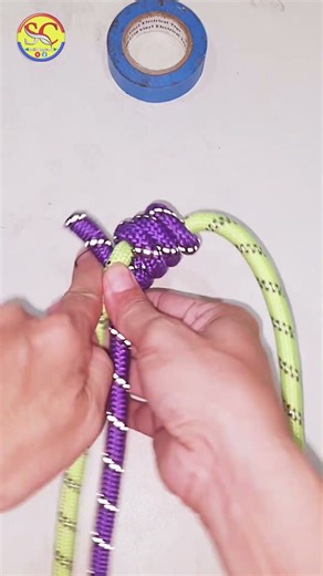 DIY Rope Knot 💡 Quick and effective step 2