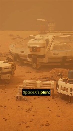 Elon's SECRET Plan to Build a CITY on Mars! #spacex #mars #elonmusk #thetrendspot #marscolonization