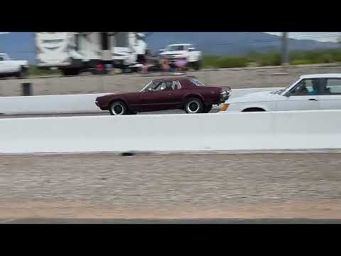 @Junkyard Digs Mercury Cougar drag racing at Tucson Dragway October 10, 2026