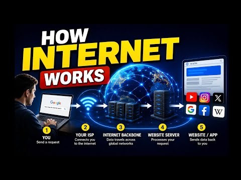 How Internet Works (Explained Simply)