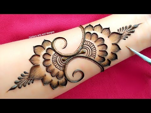New stylish full hand mehndi design | easy front hand mehndi | simple mehandi ka design | mehndi .