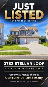 Myrtle Beach Home Tour | 2782 Stellar Loop Near Market Common