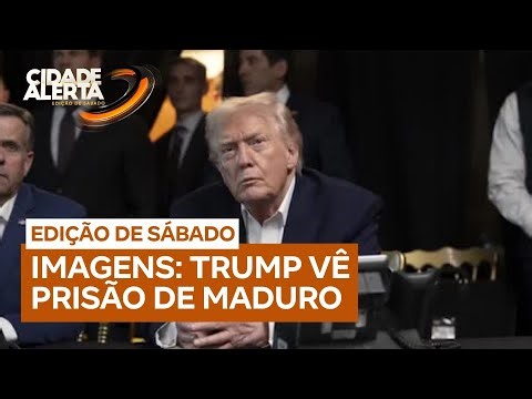 Imagens mostram Donald Trump acompanhando captura de Nicolás Maduro em tempo real