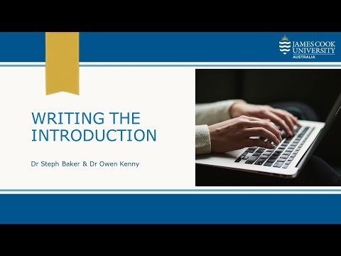 Workshop 2 - Writing the Introduction