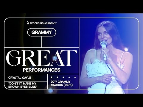 Crystal Gayle’s Angelic Performance Of "Don't It Make My Brown Eyes Blue" At 1978 Grammys