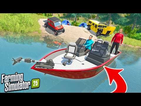 CAMPING MAYHEM + NEW EQUIPMENT! | (FS25) Farming Simulator 25
