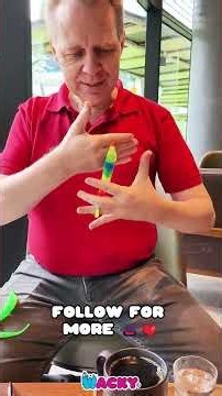 Wacky Worm Looks alive. want the secret? #magic #freemagictricks