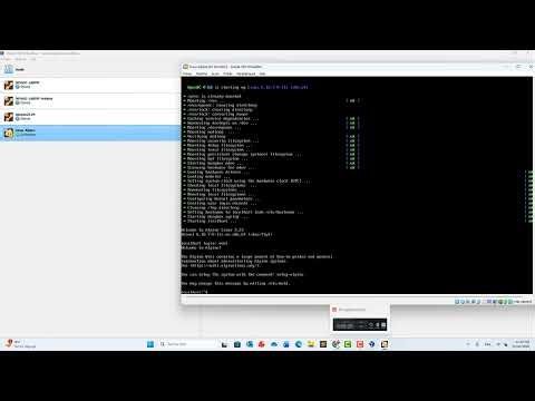 Installation Linux Alpine