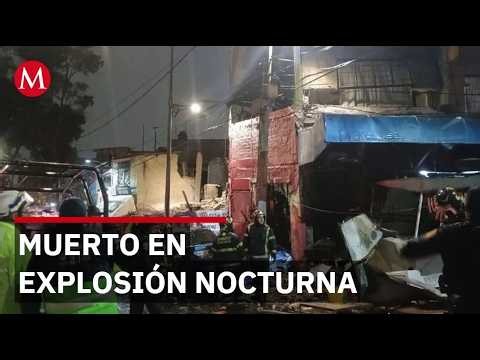 Explosión en taquería de Álvaro Obregón desaloja a decenas de familias esta noche
