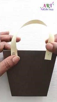 Gift Handbag 🎁👜 | DIY Paper Gift Bag | Easy Handmade Packaging #Shorts