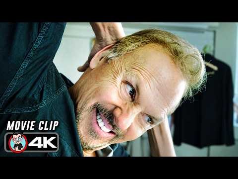 Michael Keaton Sabotages His Own Play | BIRDMAN (2014) Movie CLIP 4K