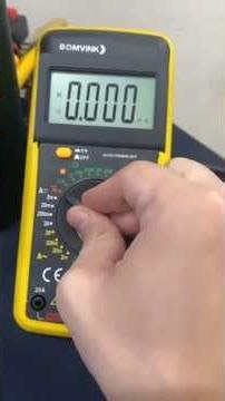Multimeter with Capacitance Meter, Original Professional Digital Beep, BOM-6007 #multimeter #capa...