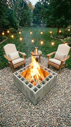 Easiest DIY Fire Pit for Under $50! 🪵✨