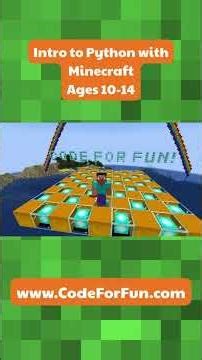 Learn Python Coding in Minecraft! 💻