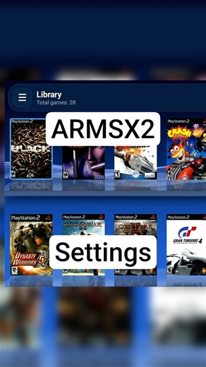 ArmSX2 Settings | PS2 Emulation on Android #gaming #ps2emulation #android