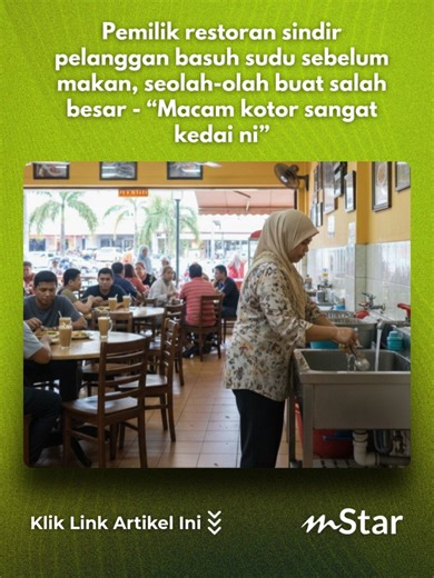 Pihak Restoran Tanggapi Sindiran Pelanggan Basuh Sudu