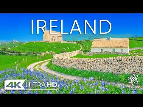 Ireland 4K – Explore Coastal Views, Historic Castles & Vibrant Green Landscapes