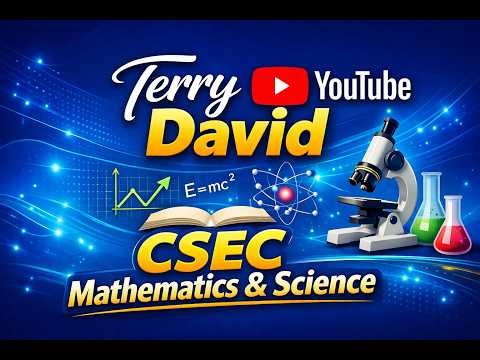CSEC Maths - May 2026 Exam FREE Crash Course (Terry David)