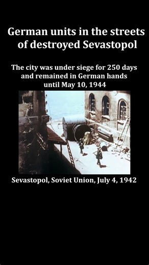 German Armed Forces in Sevastopol #ww2 #history #shorts