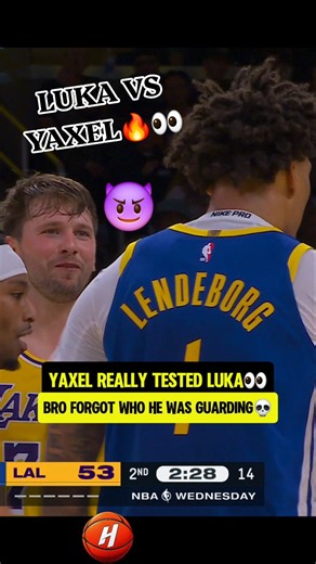 Luka HAD TO show the ROOKIE where he was😭✌️