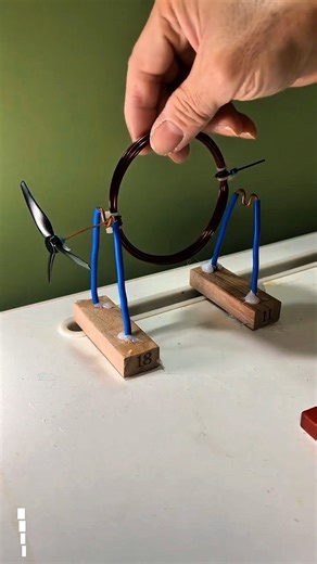 Amazing Electromagnetic Generator Experiment | Faraday Ring Motor Physics Demo