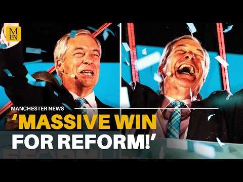 Nigel Farage SPEAKS OUT after 'HUGE' Reform win in Salford council by-election