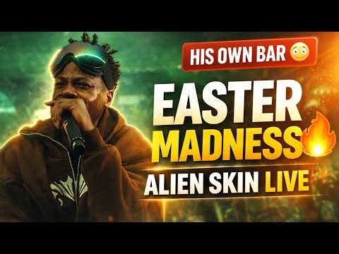 Alien Skin Performing for Fans at His Drink & Drive Bar | Easter Madness