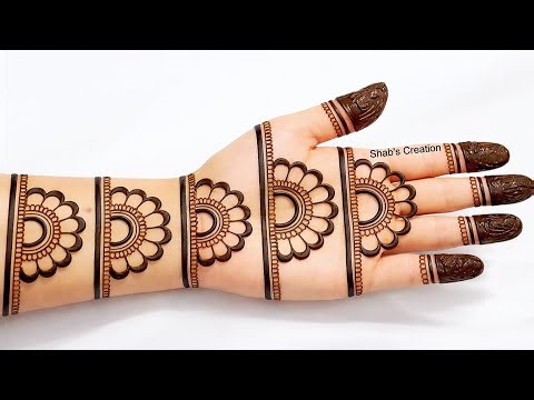 Latest Stylish Front hand Mehndi design | Simple Mehandi design | Eid mehndi design | mehandi design