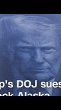 Trump's DOJ sues to block Alaska Senate results