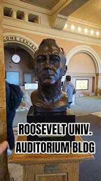 Roosevelt University inside the Auditorium Building designed by Losui Sullivan in 1889 in Chicago