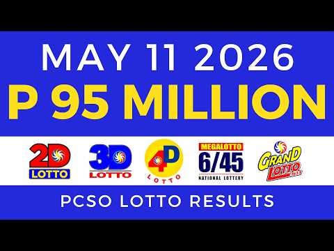 Lotto Result Today 9PM May 11 2026 PCSO