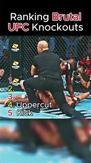 Ranking Brutal UFC Knockouts #ufc #ufcshorts #mma