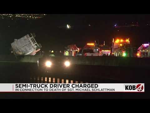 Semi-truck driver charged with deadly BCSO sergeant crash