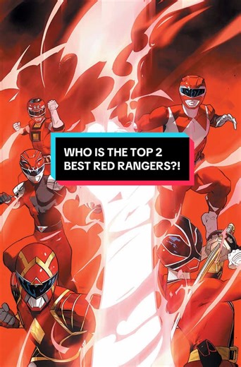 Who are the top 10 best Red Rangers in the history of Power Rangers. LETS TALK ABKUT IT! #powerrangers #powerrangerstiktok #gogopowerrangers #tokusatsu #comics