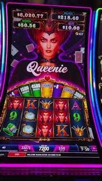 Fun Queenie Slot Machine Bonus!! Big Win on Free Games Bonus!!