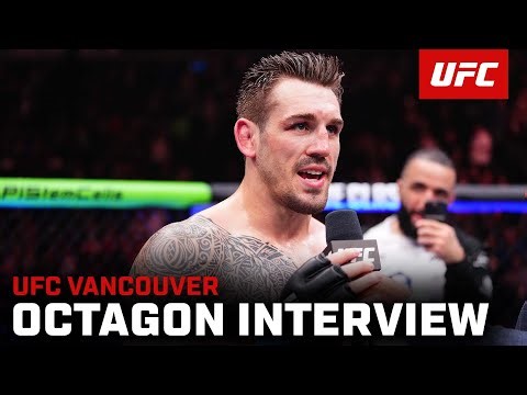 Brendan Allen Octagon Interview | UFC Vancouver