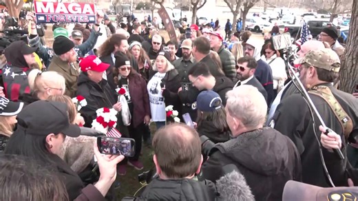 Members of the militant far-right group Proud Boys are expected to march to the Capitol to honor protester Ashli Babbitt, who was killed on January 6th, 2021, five years ago today. #jan6 #washingtondc #dc #donaldtrump #trump Keep up with the latest news from around the world: https://www.reuters.com/ | Reuters