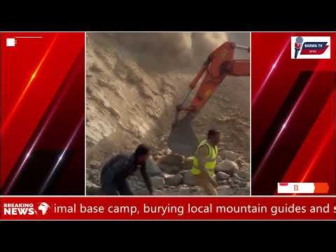 A massive land slide near Lete in Mustang temporarily choked the mighty Kali Gandaki River