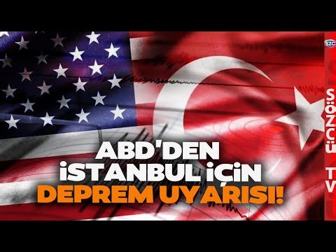ABD'den İstanbul için Peş Peşe Deprem Mesajı! Ses Getirecek Uyarı! Şoke Eden Ayrıntı